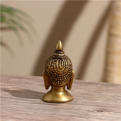 Сувенир «Голова Будды», 5.5 см, латунь