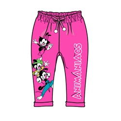 Брюки детские трикотажные для девочек, 2 пары в комплекте