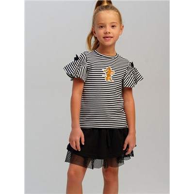 Фуфайка трикотажная для девочек (футболка)