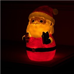 Светодиодная фигура «Дед Мороз» 8×19×8 см, пластик, батарейки LR44×3 (в комплекте), свечение тёплое белое