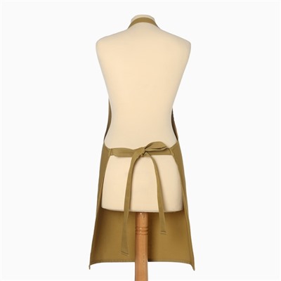 Фартук «Этель» Kitchen, коричневый, 60×70 см, саржа, 100% хлопок