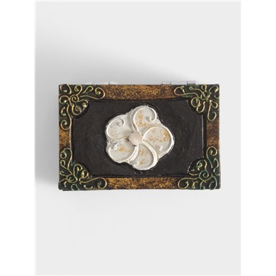 Шкатулка «Цветок», 12×8×5 см, МДФ