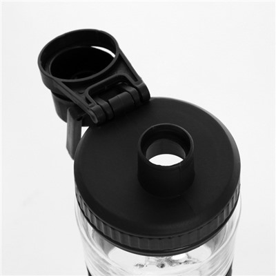 УЦЕНКА Бутылка для воды спортивная «Мастер К», 500 мл, 22×7.3 см, стеклянная