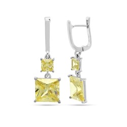 Серьги из серебра крайола циркон, Дар