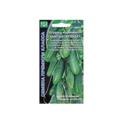 Семена Огурец "Сибирская Гирлянда" F1 скороспелый, партенокарпический, 5 шт