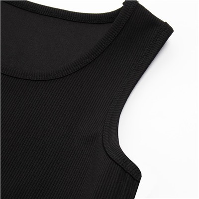 Топ спортивный женский MINAKU, чёрный, размер 44