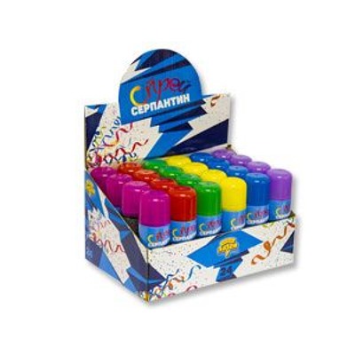 Спрей для декорирования Серпантин 250 мл 1501-2712 Веселая Затея