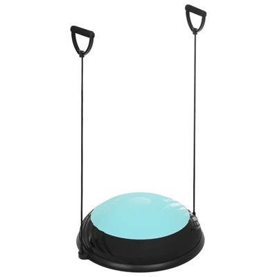 УЦЕНКА Полусфера BOSU гимнастическая, 60×10 см, с насосом, голубая