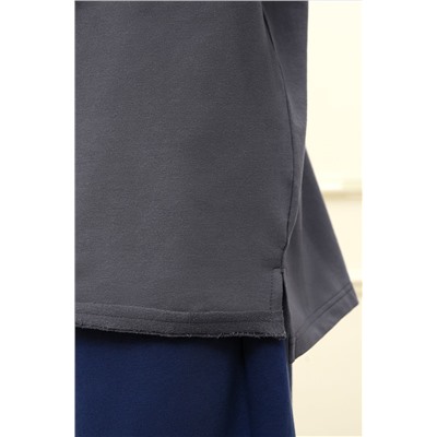 Мужская футболка оверсайз из футера двухнитки Happyfox