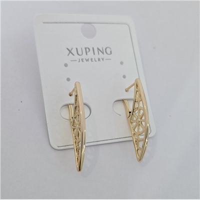 Серьги коллекция "Xuping" покрытие позолота, арт.004.084