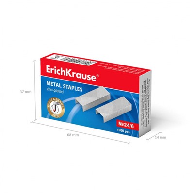 Скобы №24/6 1000шт 1189 ErichKrause