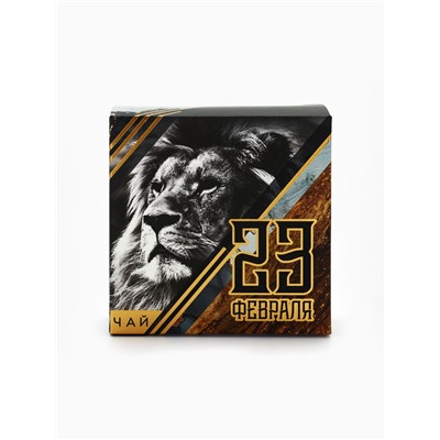 Подарочный набор «23 февраля»: крем-мёд, чай