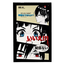 Блокнот А5 40 л. "Manga anime" 4 вида