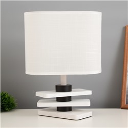 Лампа настольная «Картер» 1×40 Вт Е27 белый 12×25×33.5 см