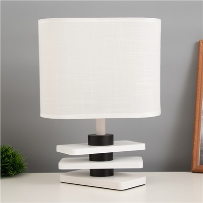 Лампа настольная «Картер» 1×40 Вт Е27 белый 12×25×33.5 см