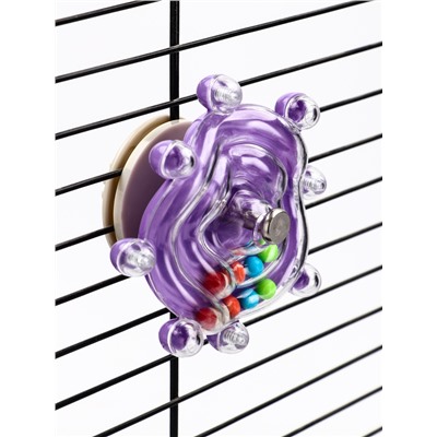 Игрушка для птиц «Карусель», 8 см, цвет МИКС