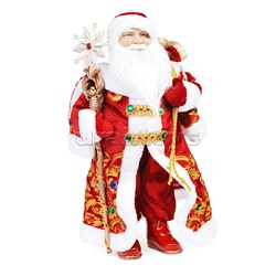 Сувенир "Дед Мороз" в красной богатой шубе, 45 см,