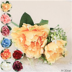 Цветок искусственный 30 см / W394117 /уп 160/640/ (Желтый)