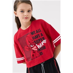 Фуфайка трикотажная для девочек (футболка) PLAYTODAY, 1241360