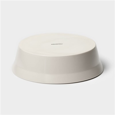 Салатники Magistro Whitewarm, 380/700/1.2 л, d=12/16/20.5 см, набор 3 шт., фарфор, белые