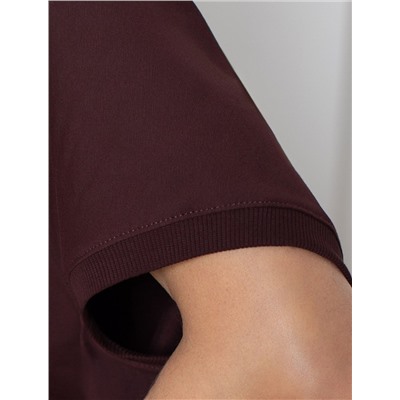 Футболка свободная из футера двухнитки с эластаном