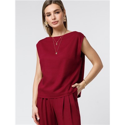 Топ изо льна с вискозой