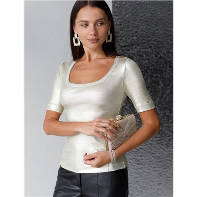 VILATTE Футболка D49.120