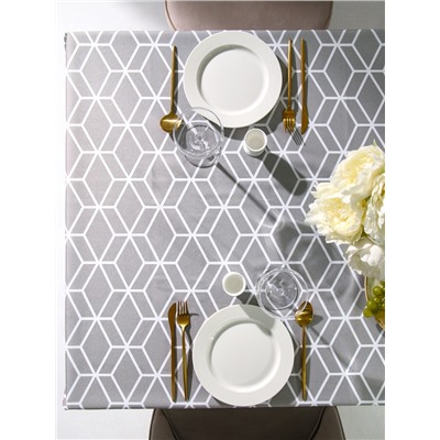 Скатерть «Доляна» Hexagon, 145×180 см, 100% п/э