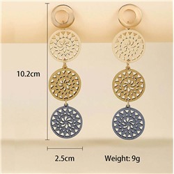 Серьги длинные на гвоздиках арт. 13 3296 (id 274507)