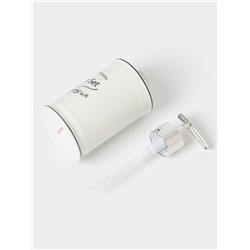 Аксессуары для кухни Доляна «Уют», 4 предмета, дозатор 300 мл, мыльница, подставка для губки, подставка для ложки, белые