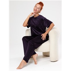 Элнора-Жаккард - костюм сливовый