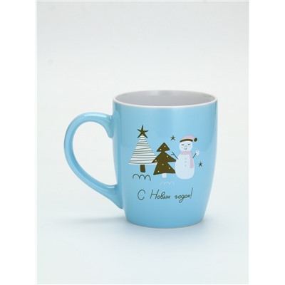Кружка керамическая новогодняя «С новым годом!», 690 мл