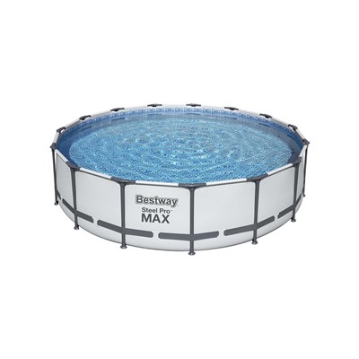 Бассейн каркасный Bestway Steel Pro MAX 56488, 457×107 см, фильтр-насос, лестница, тент, круглый