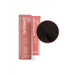 TEFIA Ambient 3.0 Перманентная крем-краска для волос / Темный брюнет натуральный, 60 мл KRISTALLER, 1128215