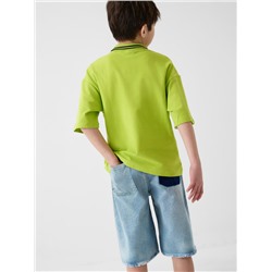 Шорты текстильные джинсовые для мальчиков