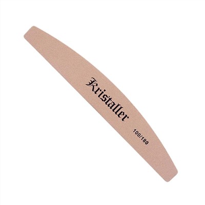 Kristaller Пилка для ногтей улыбка 100/180 грит, песочный 14415