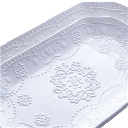 28108 Блюдо 2 предмета фарфор LR (х16)