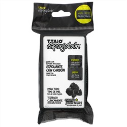 T. Taio, Charcoal Soap-Sponge, 4.2 oz (120 g)