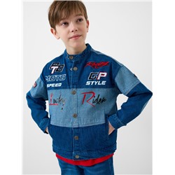 Куртка текстильная джинсовая для мальчиков