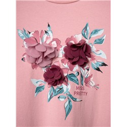 Платье трикотажное для девочек