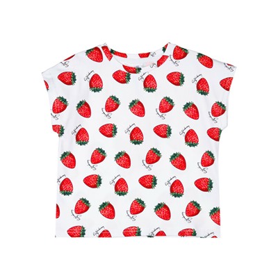 Фуфайка трикотажная для девочек (футболка)