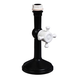 Насадка - лейка для бака, пластиковая, чёрная