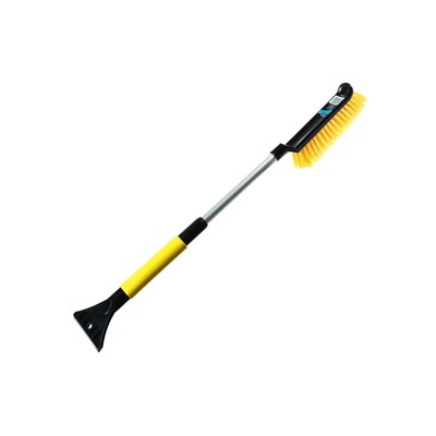Щетка сметка со скребком, Black&Blue BB1005, телескопическая, 57-70 см, МИКС