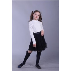 Свитер (водолазка) для девочки 61224 (Кремовый)