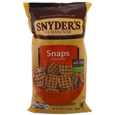 Snyder's, Снеп-крендели, 255,2 г (9 унций)