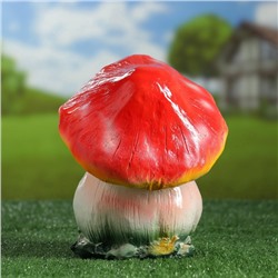 Садовая фигура из гипса «Гриб с лицом», 21×17×17 см