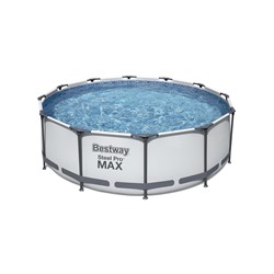 УЦЕНКА Бассейн каркасный Steel Pro MAX, 366×100 см, фильтр-насос, круглый, 56260 Bestway