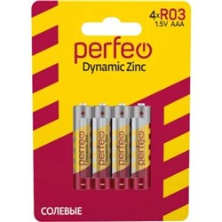 Элемент питания R03  4BL PERFEO Dynamic Zinc