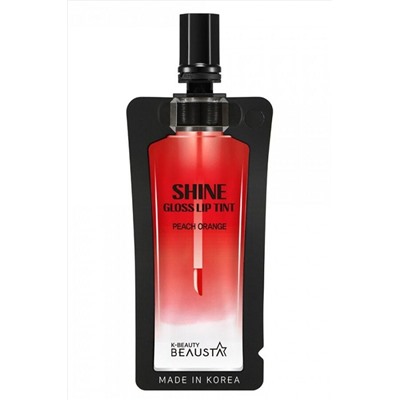 Beausta Тинт для губ / Shine Gloss Lip tint #3 Peach Orange, персиковый апельсин, 4 мл KRISTALLER, 1108345