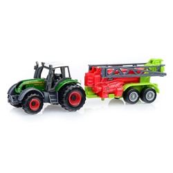 Трактор с прицепом, в коробке